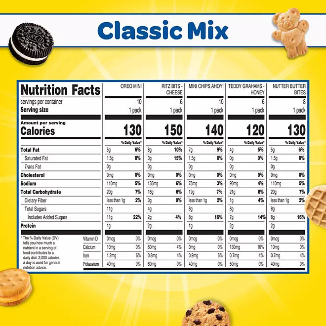 Nabisco Classic Mix Variety Pack 40 pk.