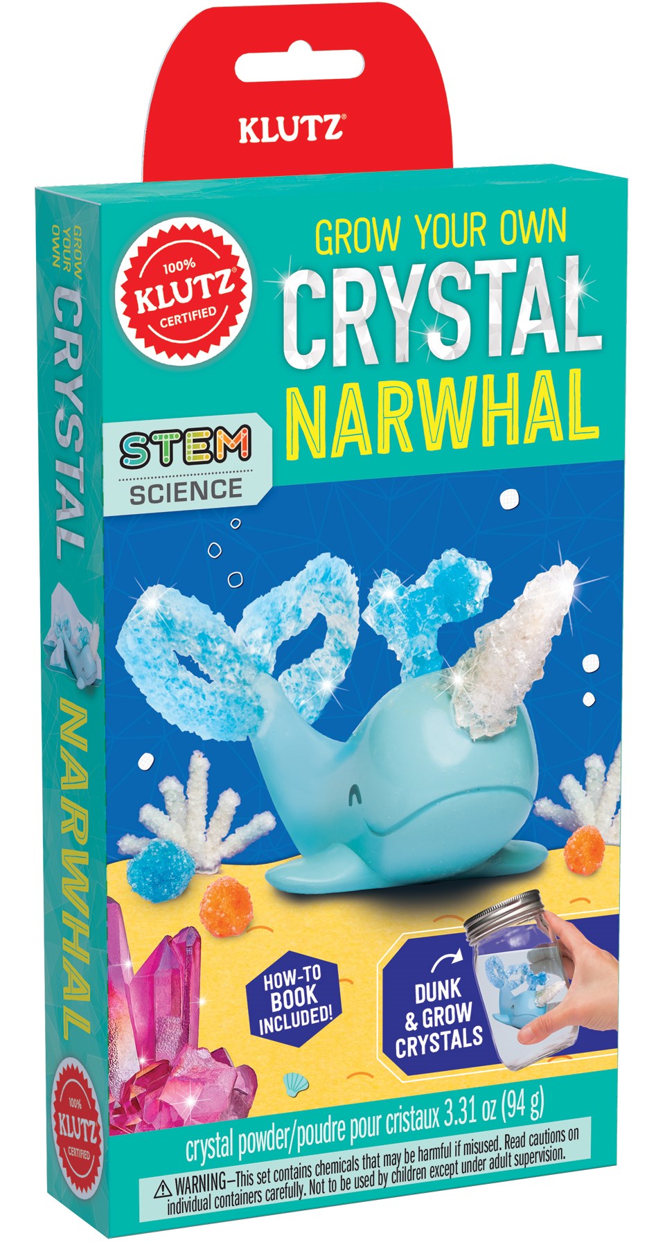 Klutz Grow Your Own Crystal Narwhal : Klutz Mini Kit