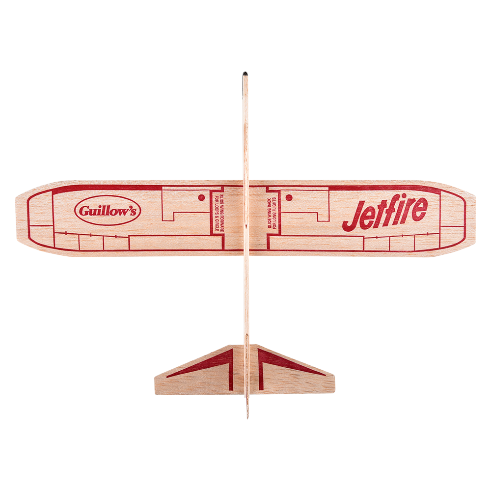 Balsa Wood Jetfire Glider 12" 48ct