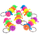 3" Caterpillar Keychain 12 pack