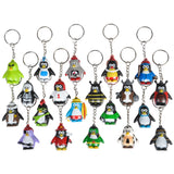 20 Penguin Keychains