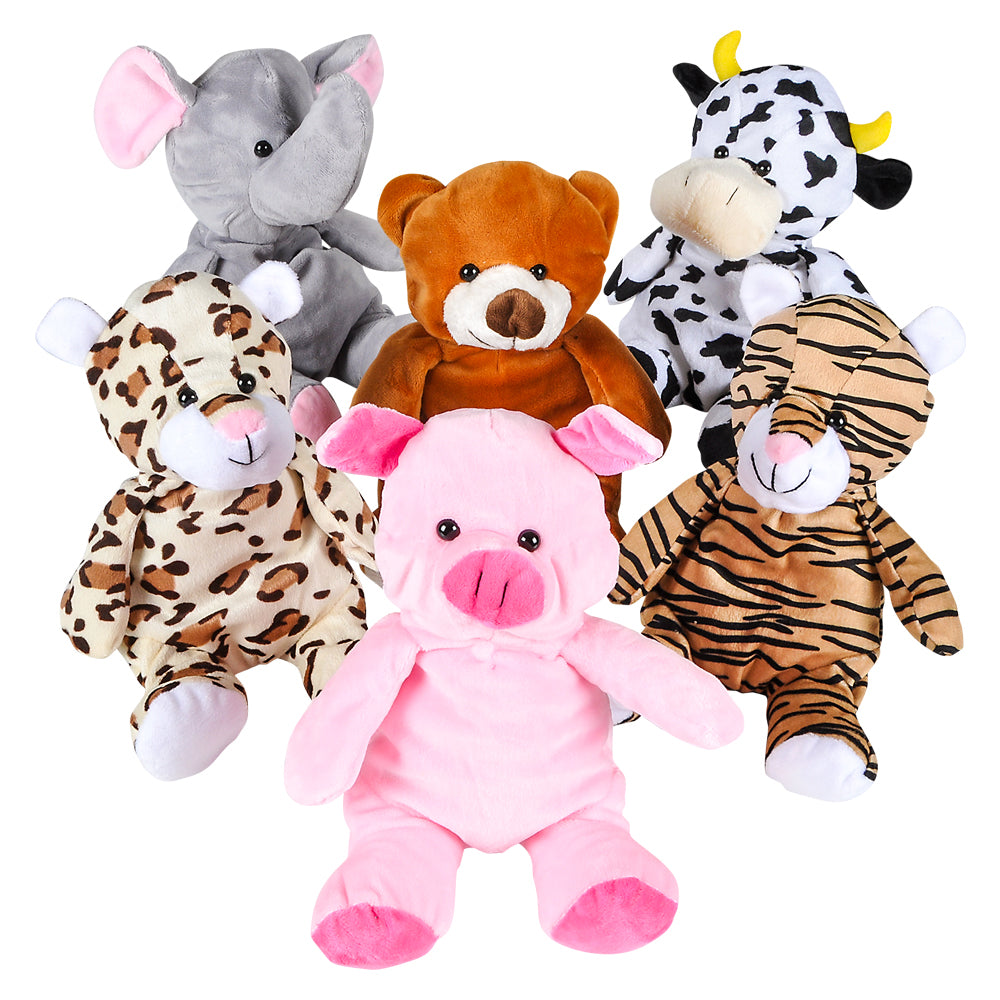 10" Bean Bag Animal Assortment / 12 PC