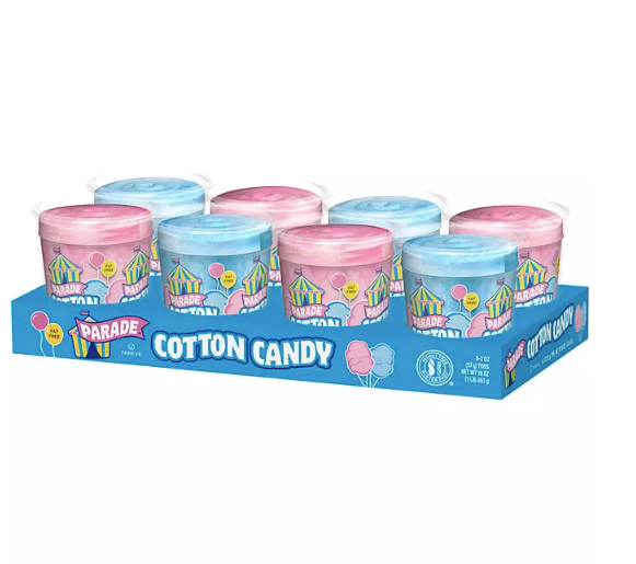 Parade Cotton Candy, 2 oz., 8 pk.