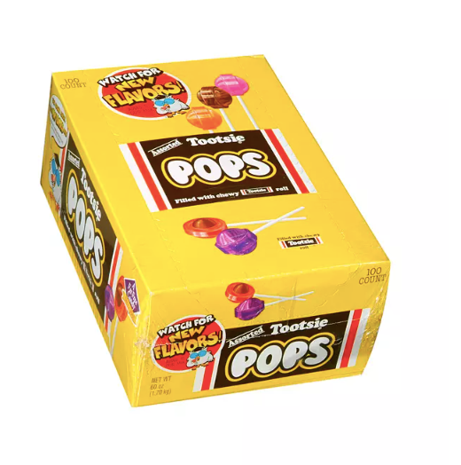 Tootsie Pops, 100 ct.