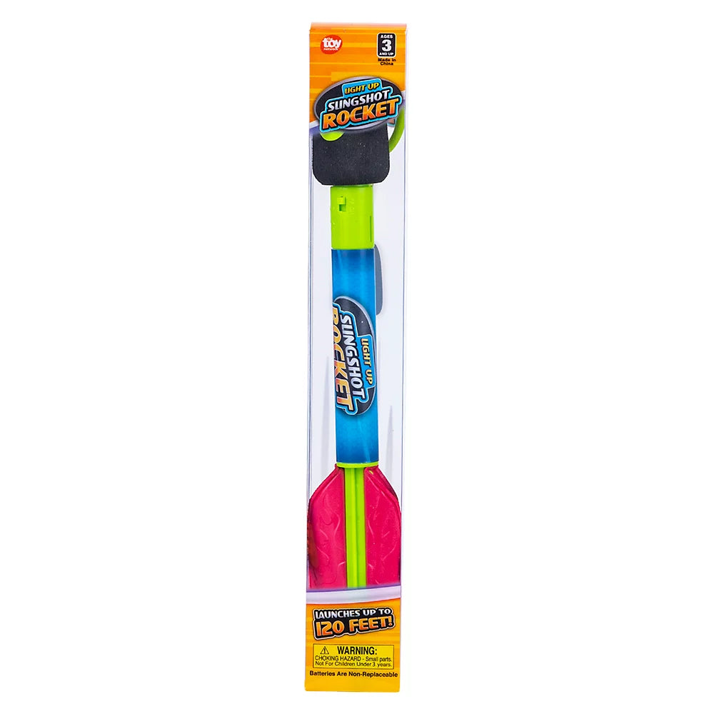 Light-Up Slingshot Rocket 9.5" 24 PC