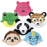 Animal Plush Squeezy Bead Ball 2.75" 12 pack