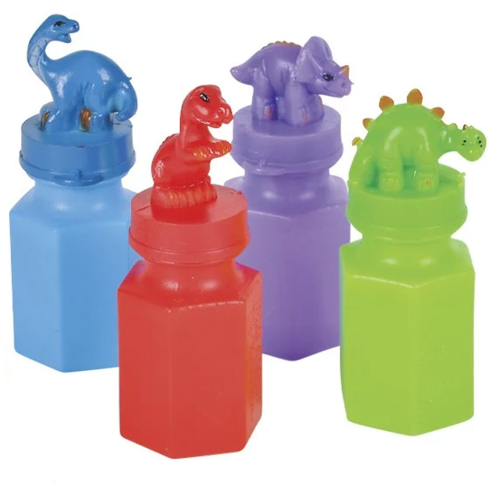 Dinosaur Bubble Bottle 3" 24 pck