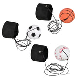 12 pc Sports Wrist Band Return Ball 2.25"