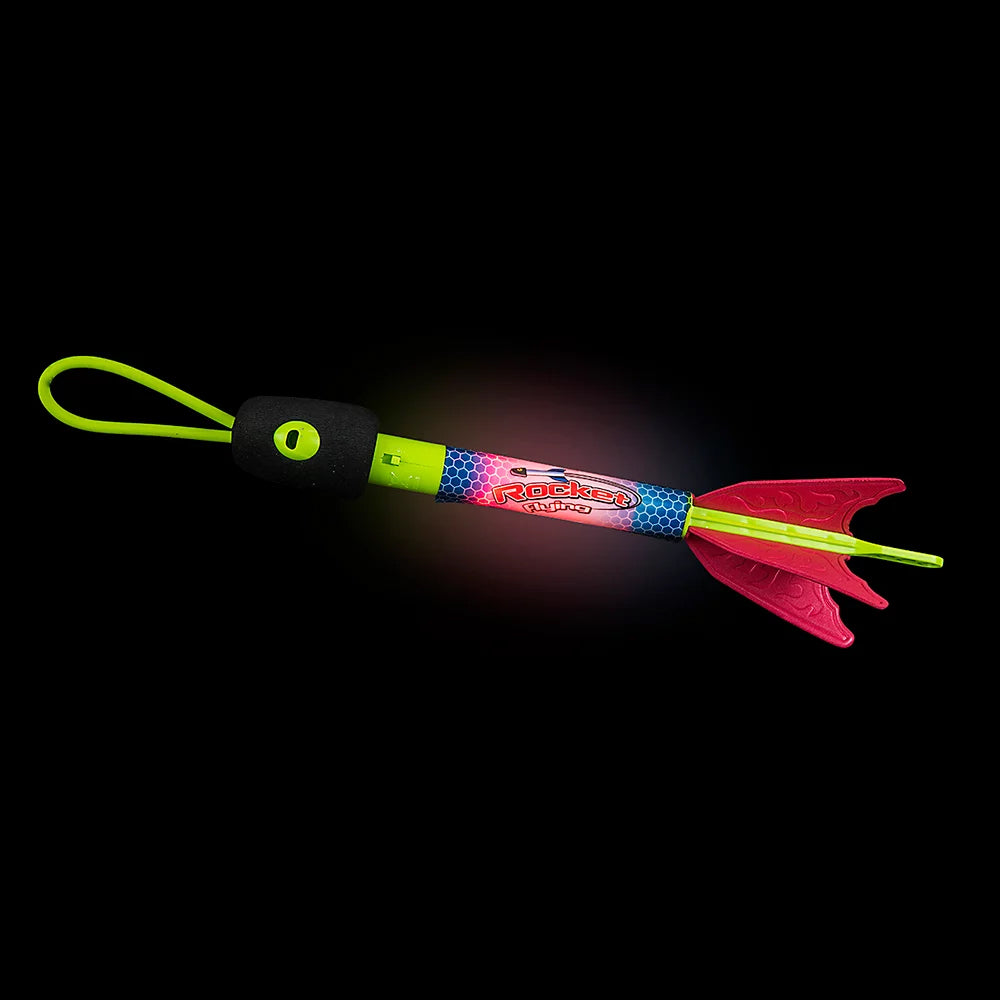 Light-Up Slingshot Rocket 9.5" 24 PC