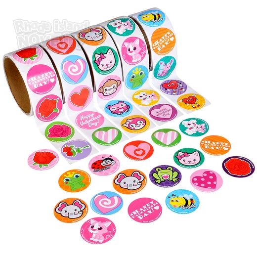 Valentine's Roll Sticker Assortment 500ct